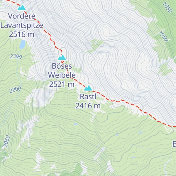 Map of Rastl