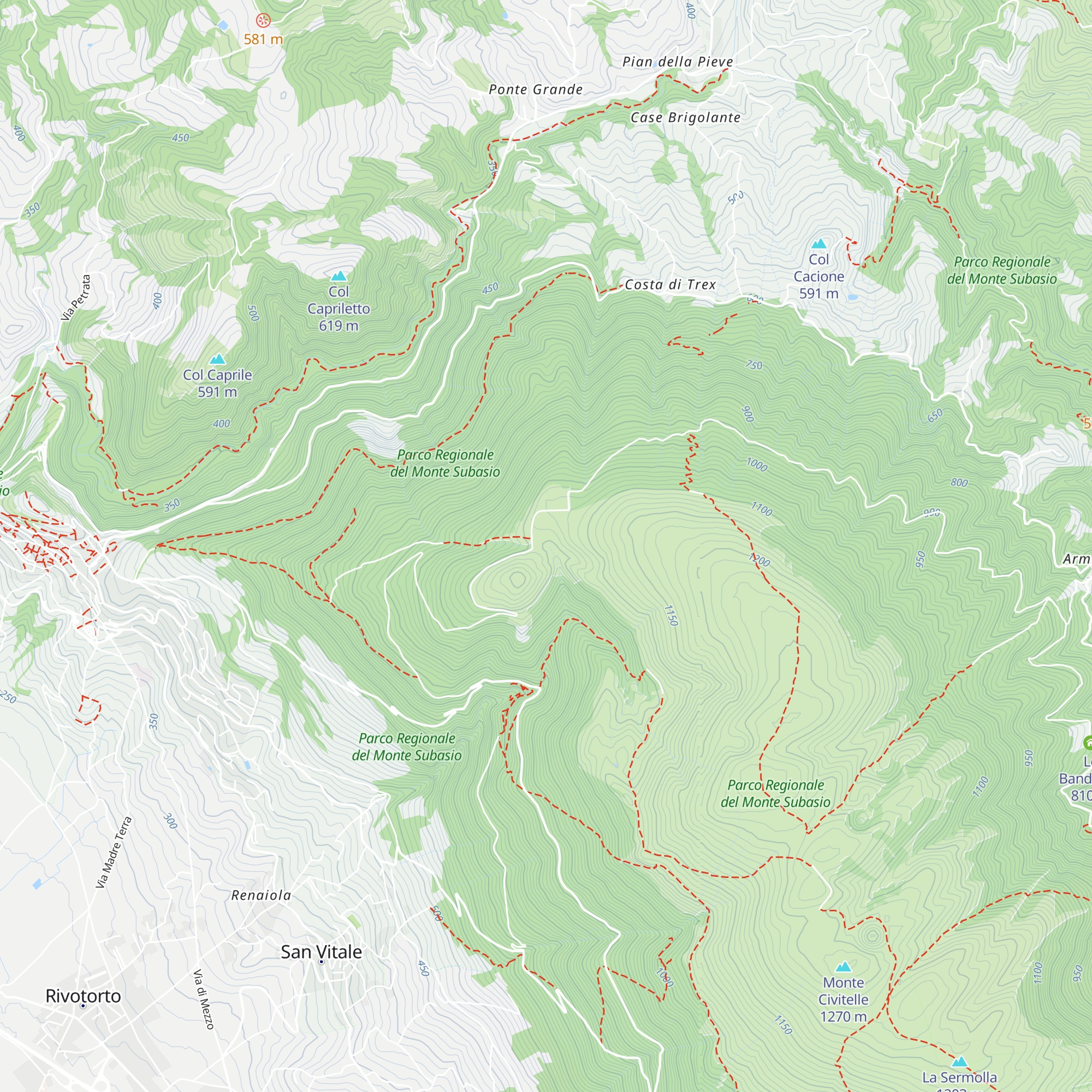 Rifugio Stazzi map