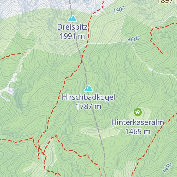 Map of Hirschbadkogel