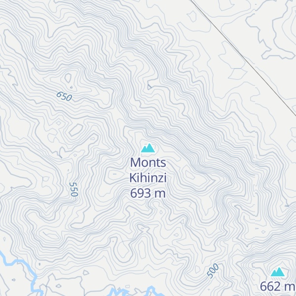 Map of Monts Kihinzi