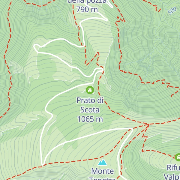 Map of Prato di Scota