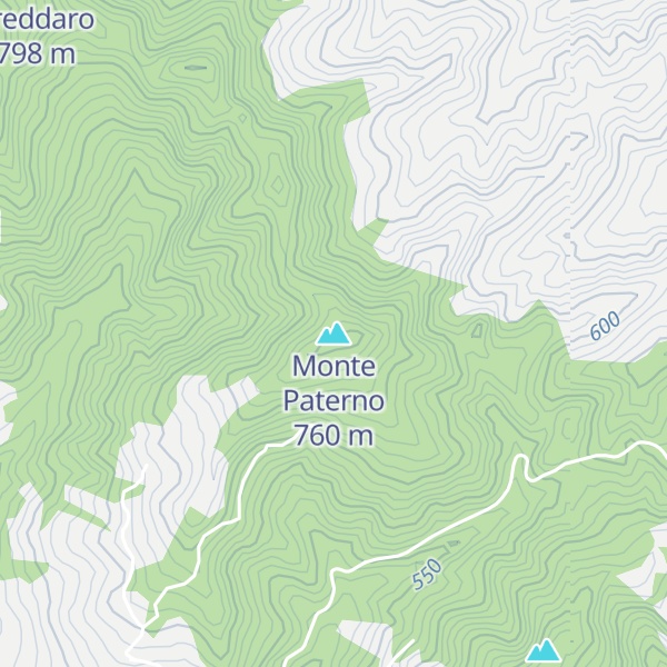 Map of Monte Paterno