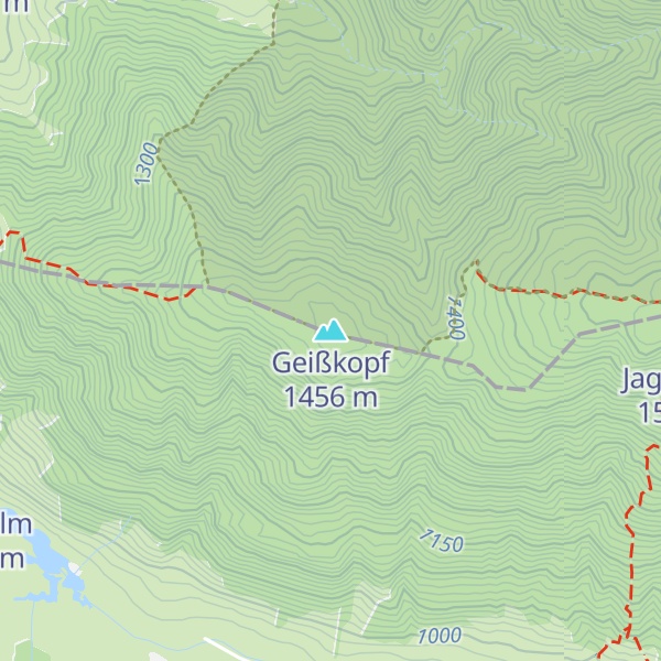 Map of Geißkopf