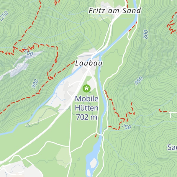 Map of Einfache Hütte