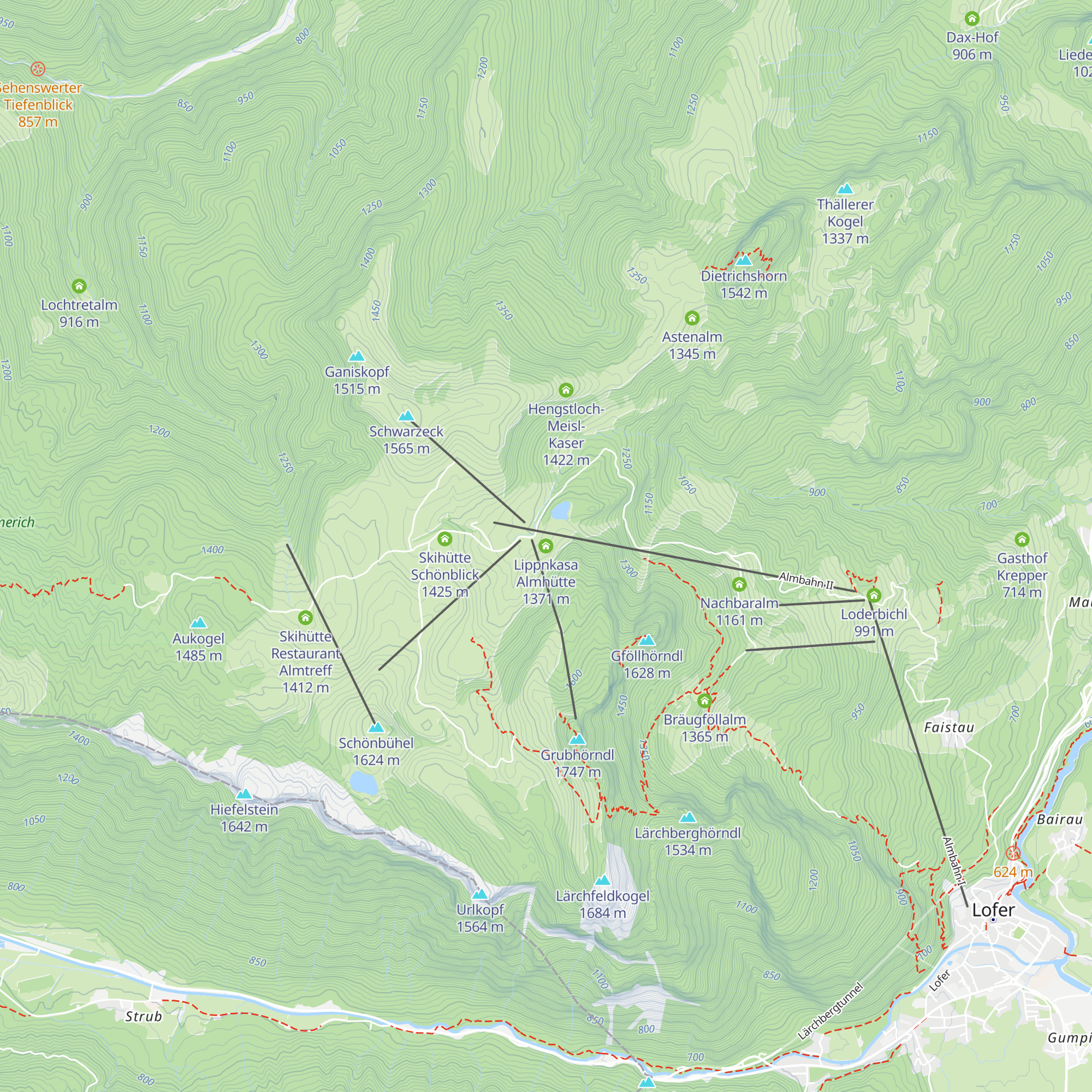Lippnkasa Almhütte map