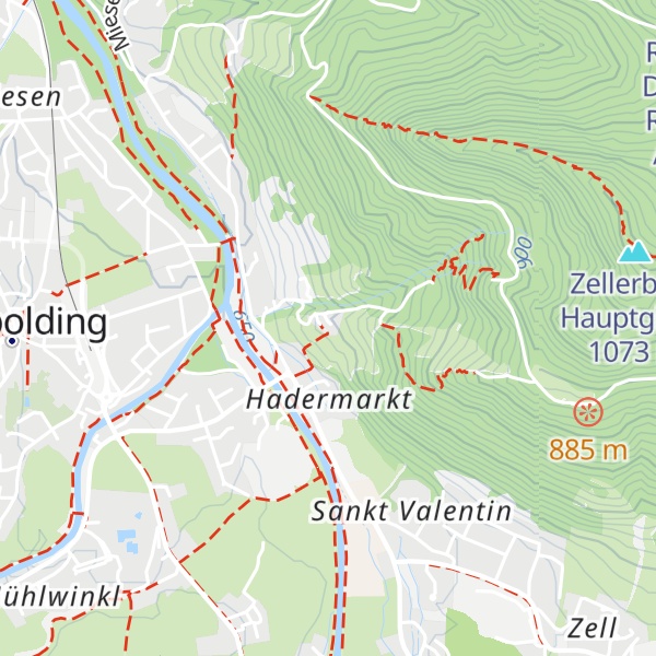 Map of Brandler Alm