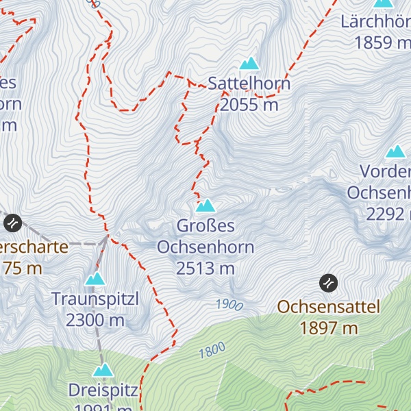 Map of Großes Ochsenhorn