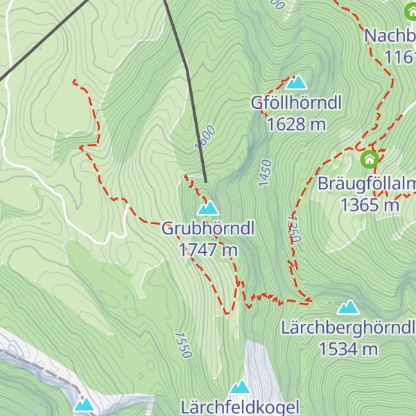 Map of Grubhörndl