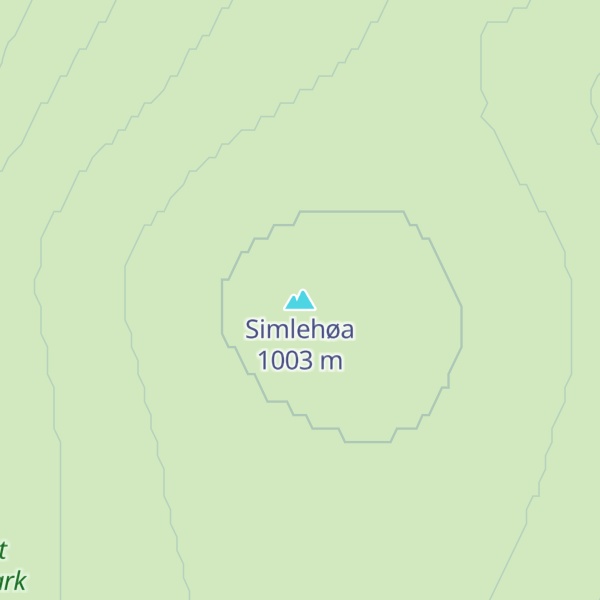 Map of Simlehøa