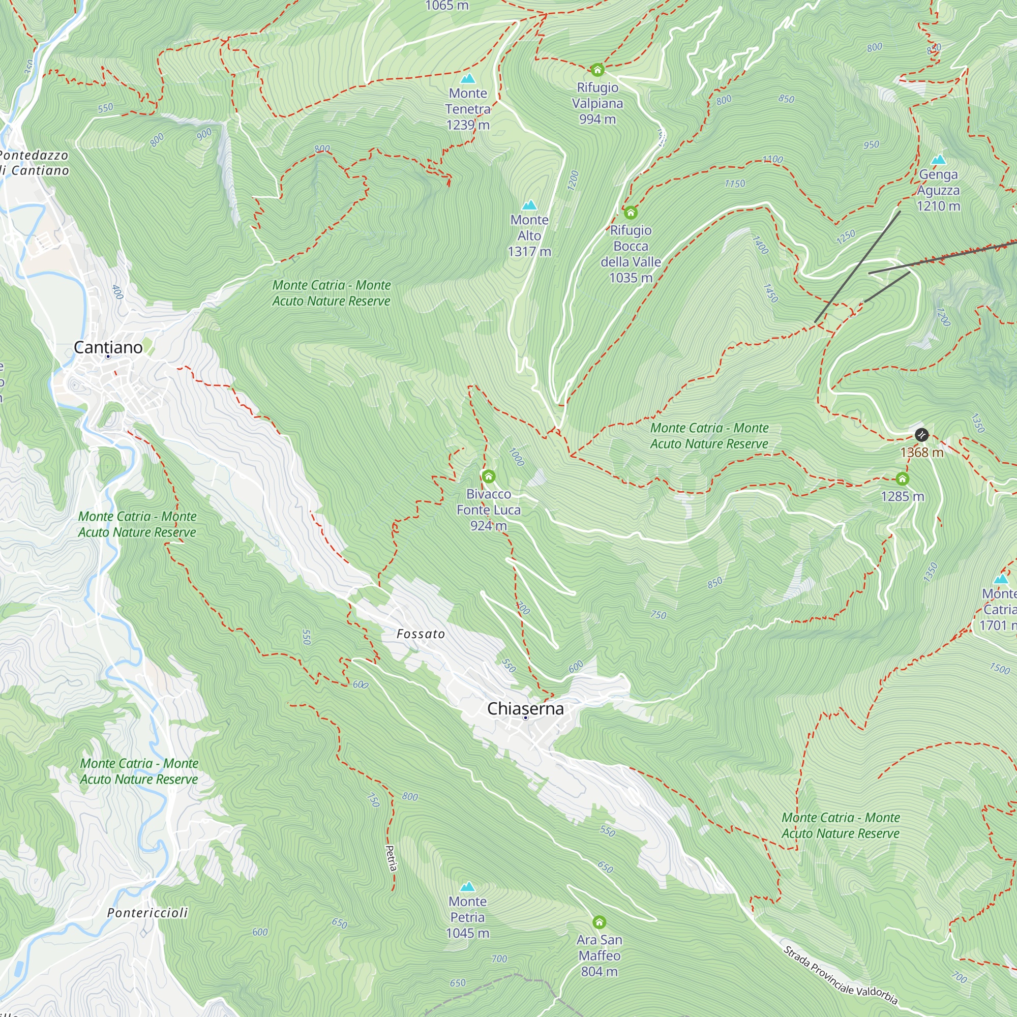 Cupa dell'Acquarola map