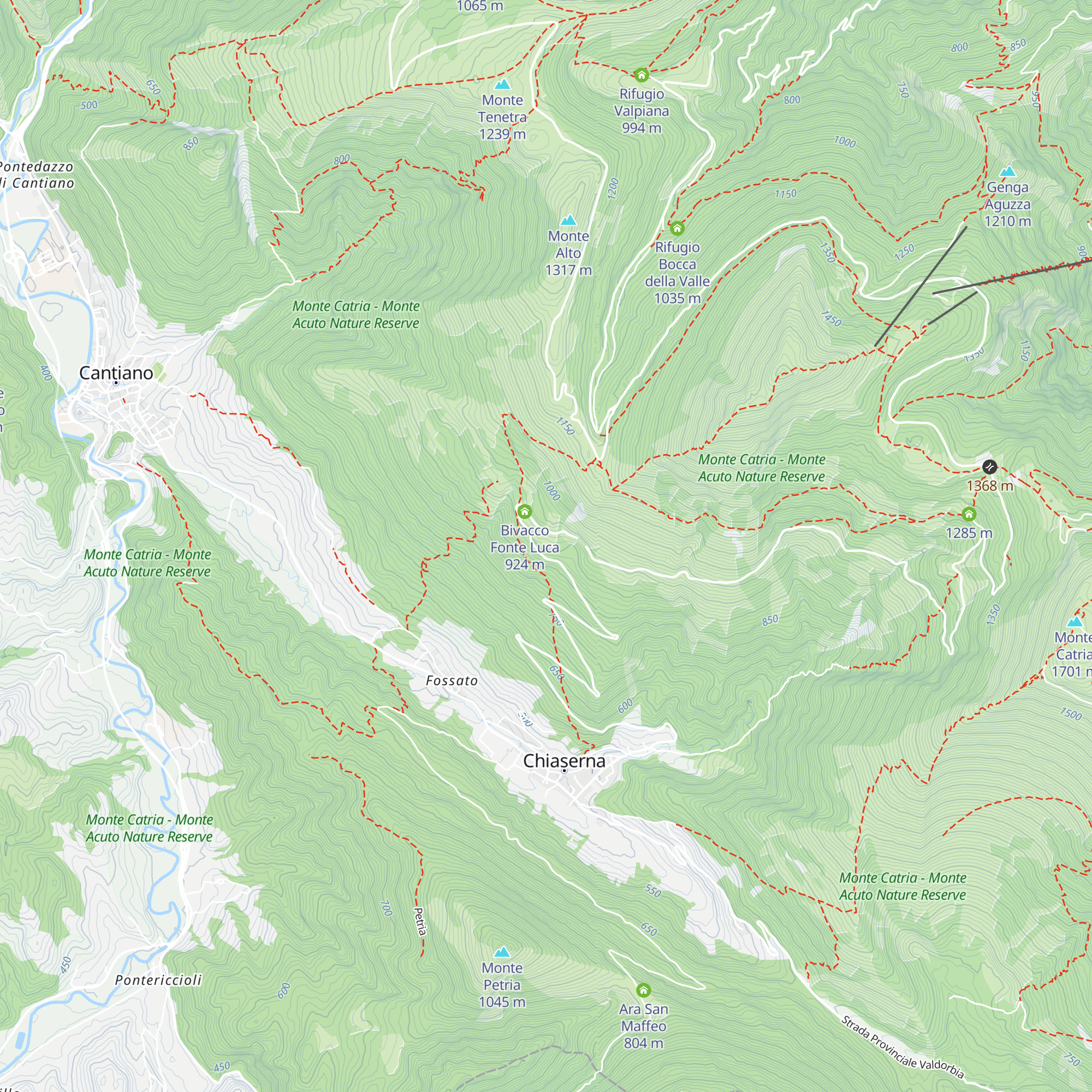 Cupa dell'Acquarola map