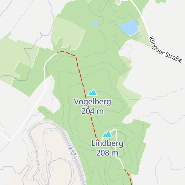 Map of Vogelberg