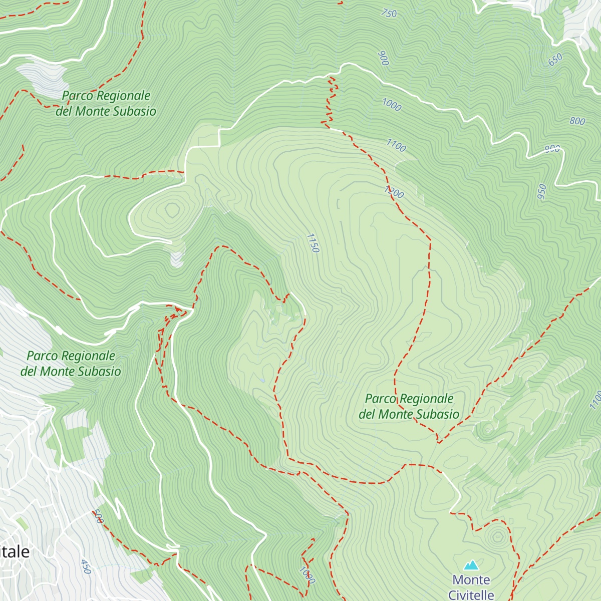 Rifugio Vallonica map