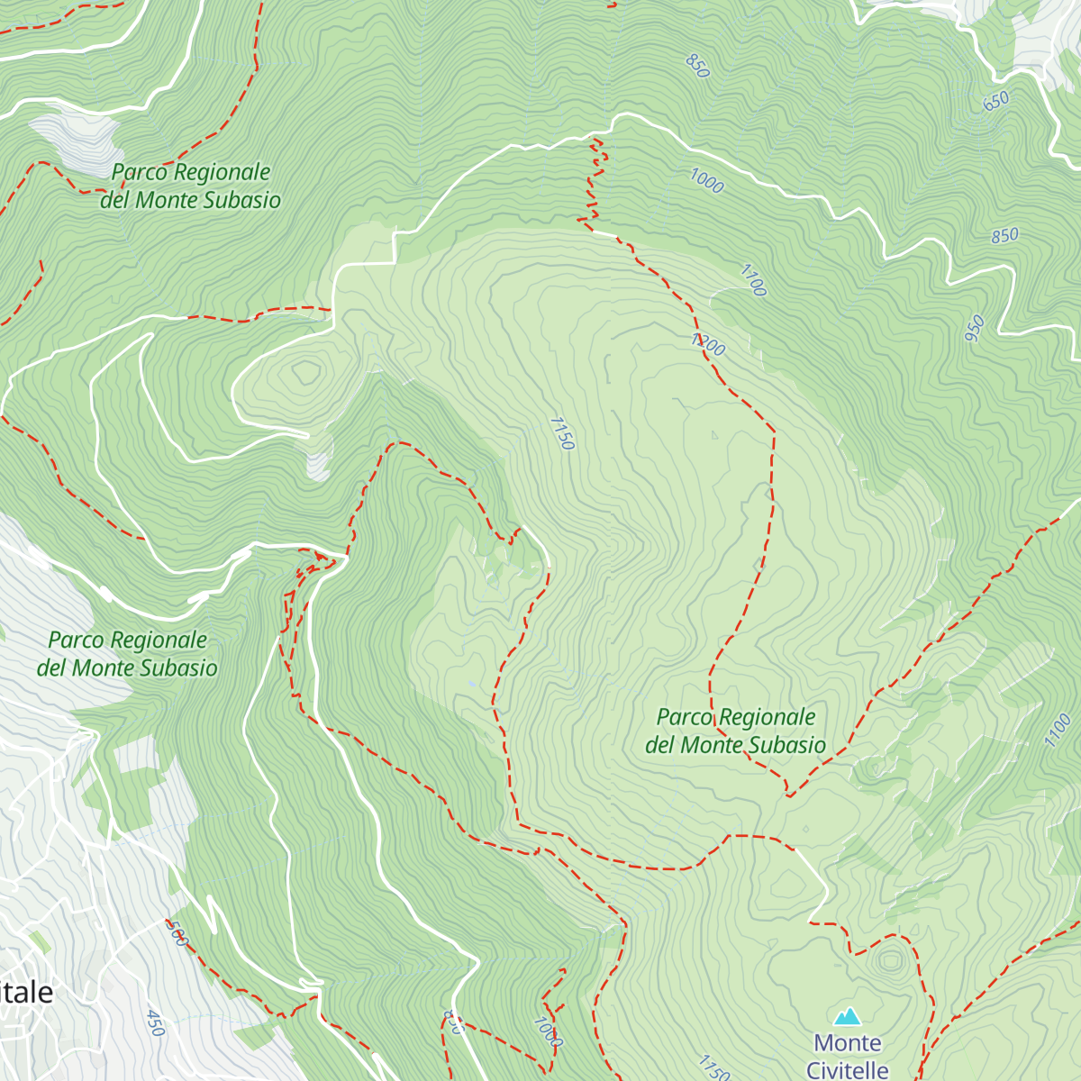 Rifugio Vallonica map