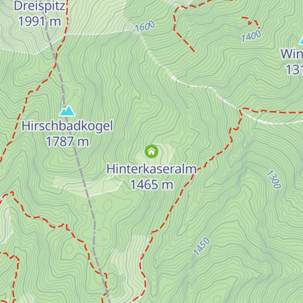 Map of Hinterkaseralm