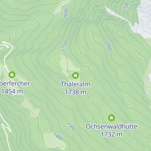 Map of Thaleralm