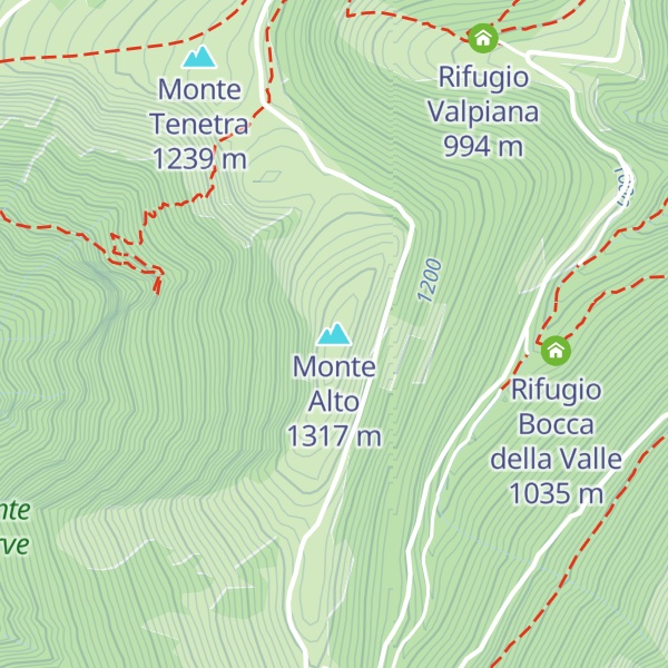 Map of Monte Alto