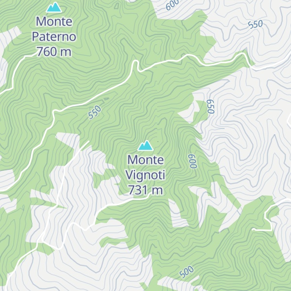 Map of Monte Vignoti