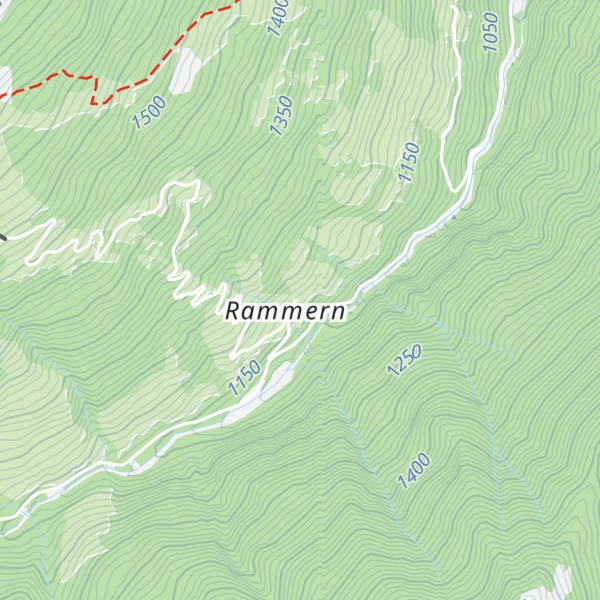 Map of Jausenstation Rammern Alm