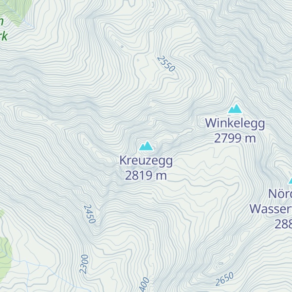 Map of Kreuzegg