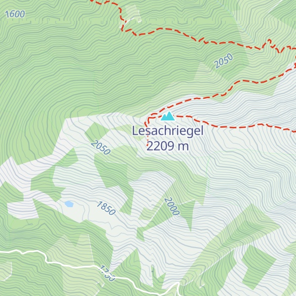 Map of Lesachriegel-Hütte