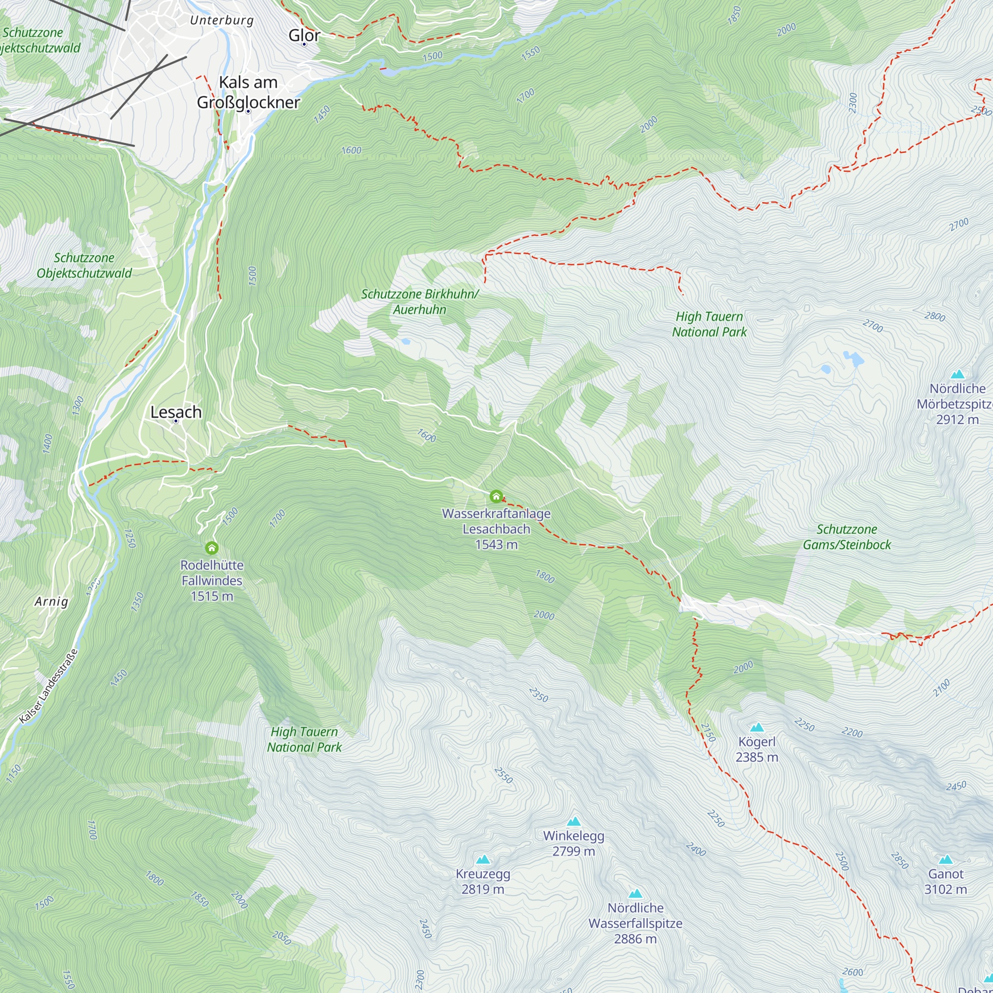Wasserkraftanlage Lesachbach map