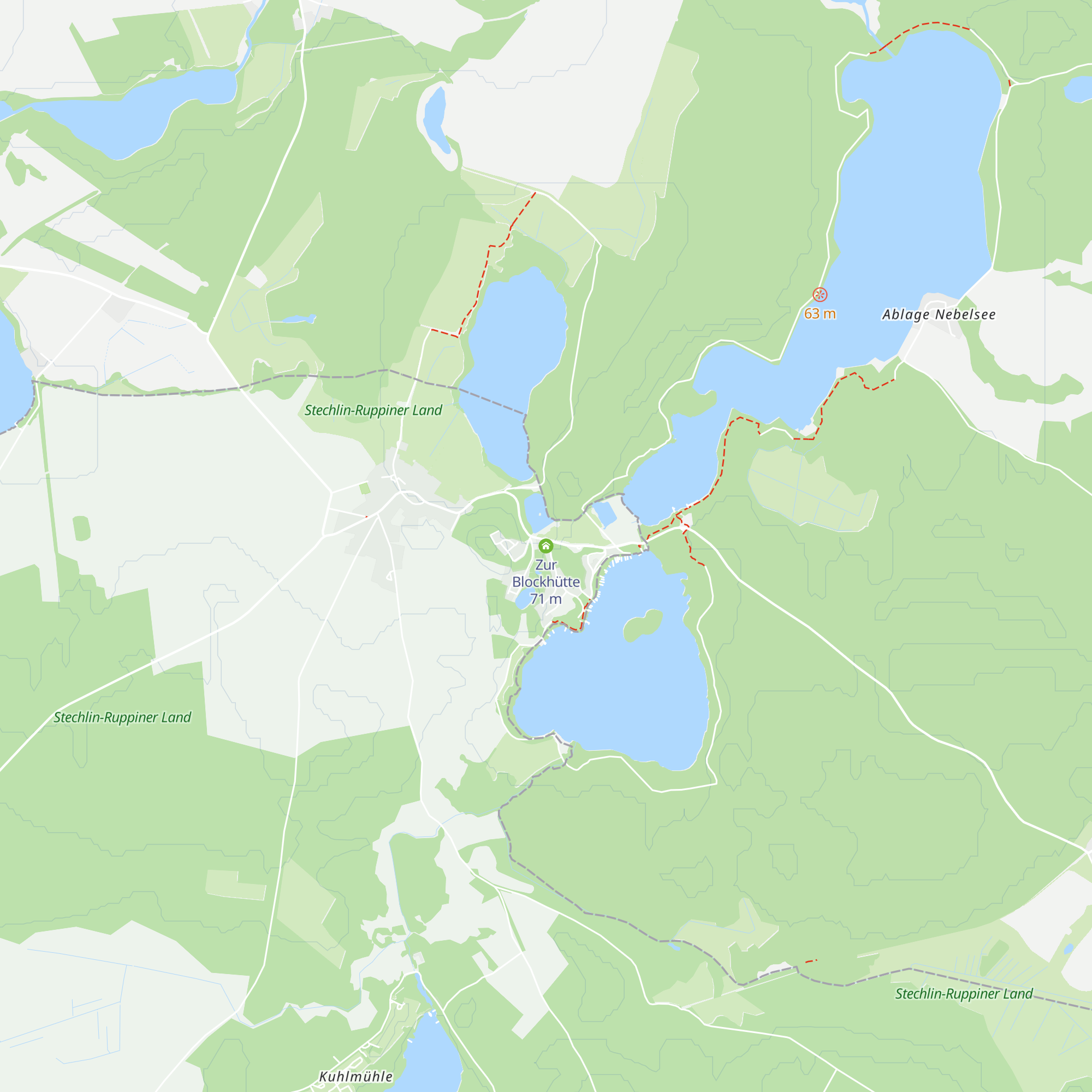 Zur Blockhütte map