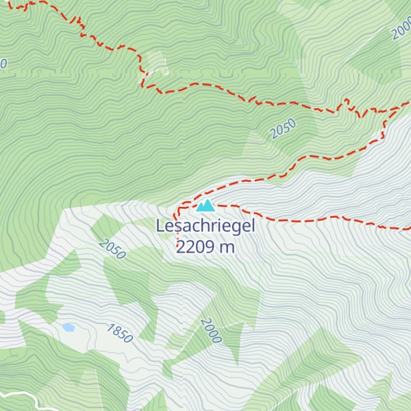 Map of Lesachriegel