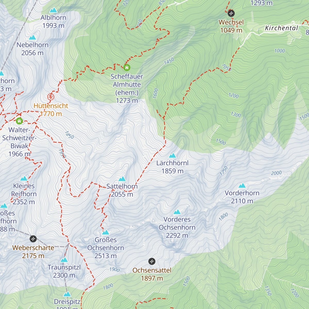 Ludwig-Rieger-Biwak map