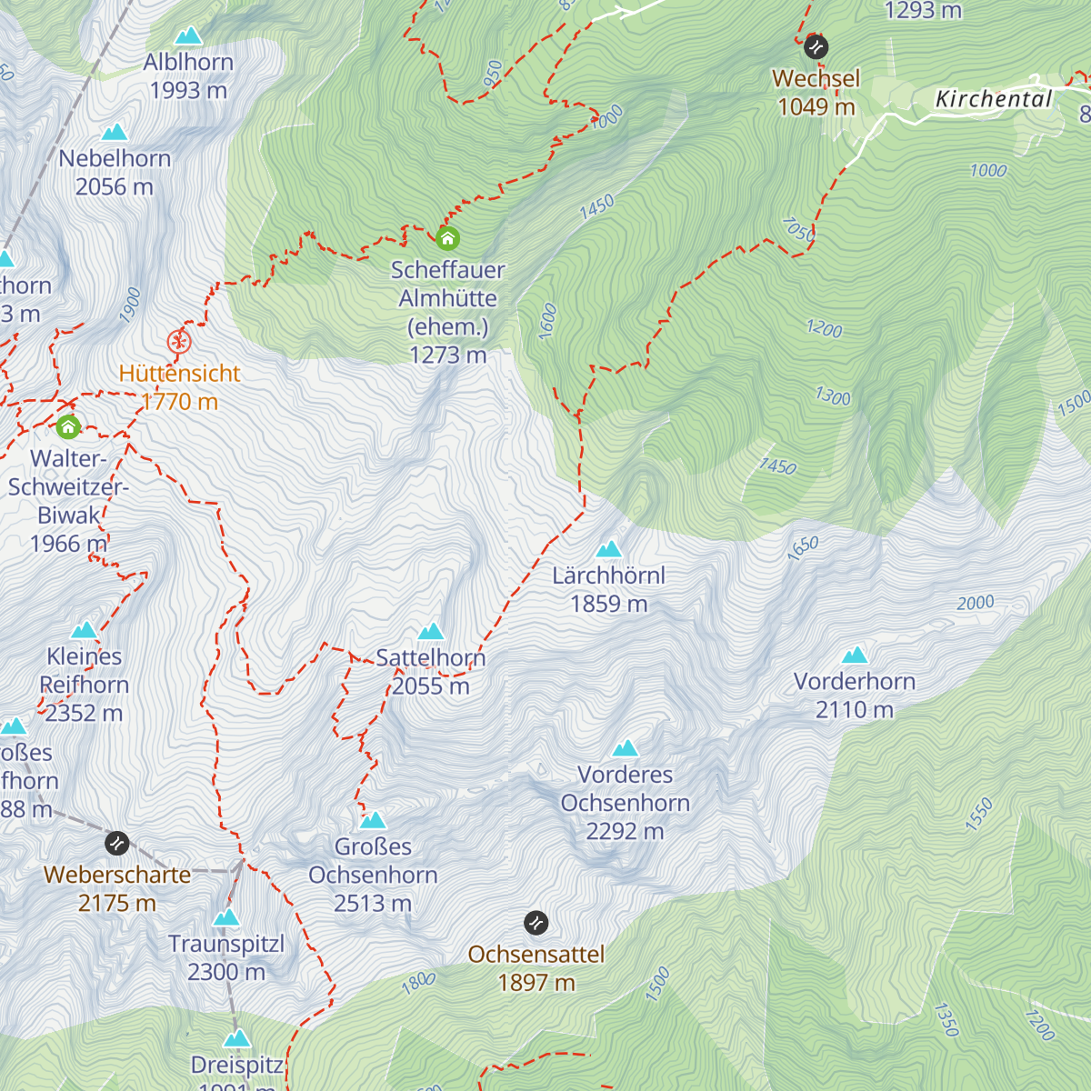 Ludwig-Rieger-Biwak map