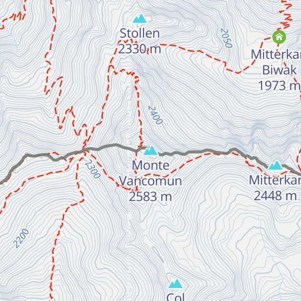 Map of Monte Vancomun