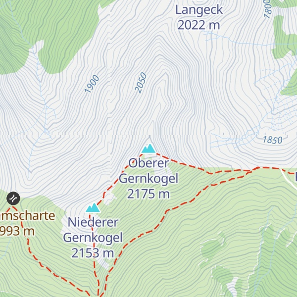 Map of Oberer Gernkogel