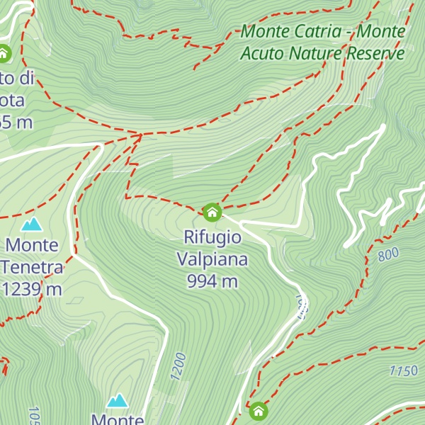 Map of Rifugio Valpiana