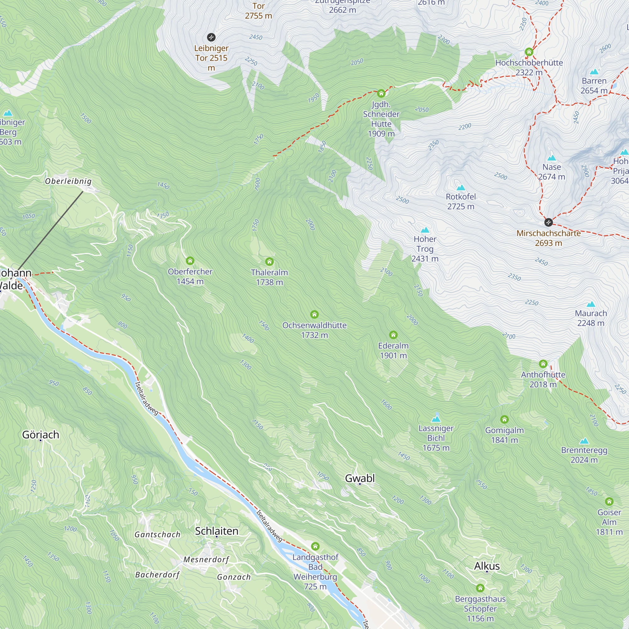 Ochsenwaldhütte map