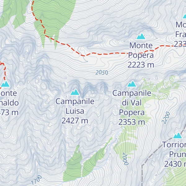 Map of Campanile Brunner