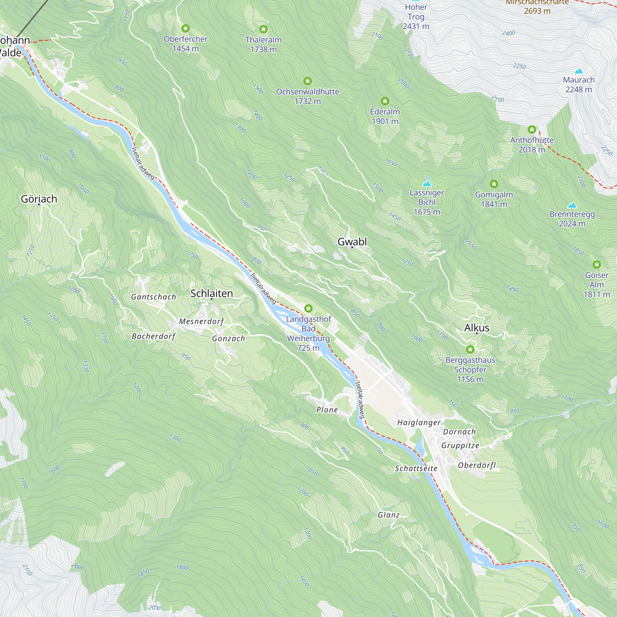 Landgasthof Bad Weiherburg map