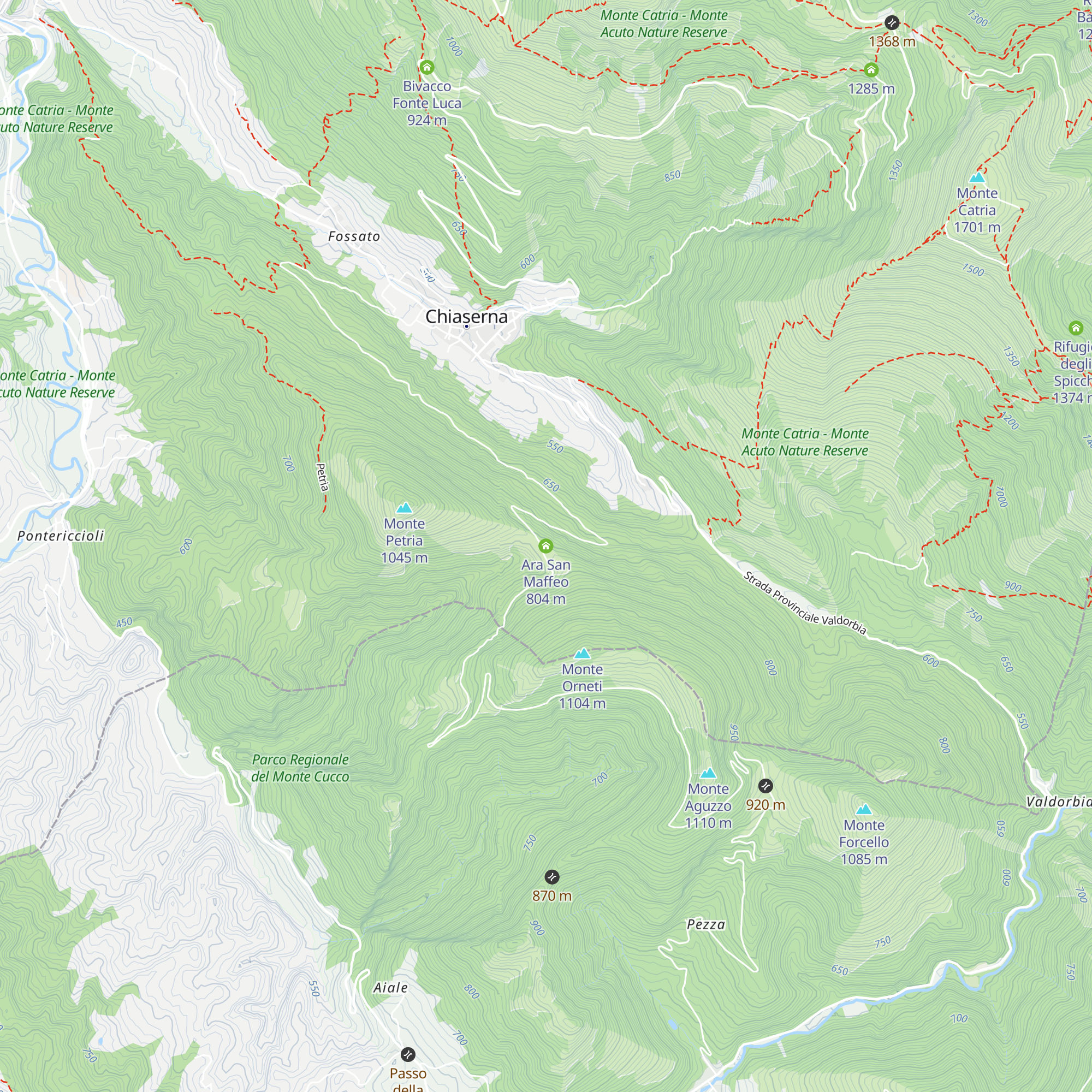 Ara San Maffeo map