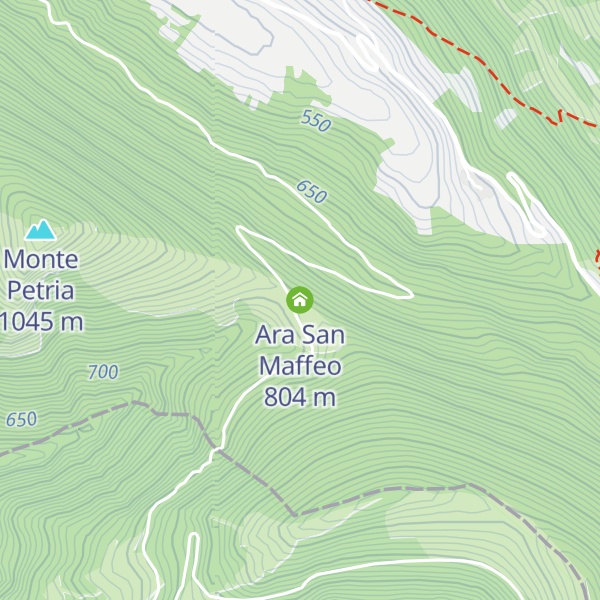 Map of Ara San Maffeo