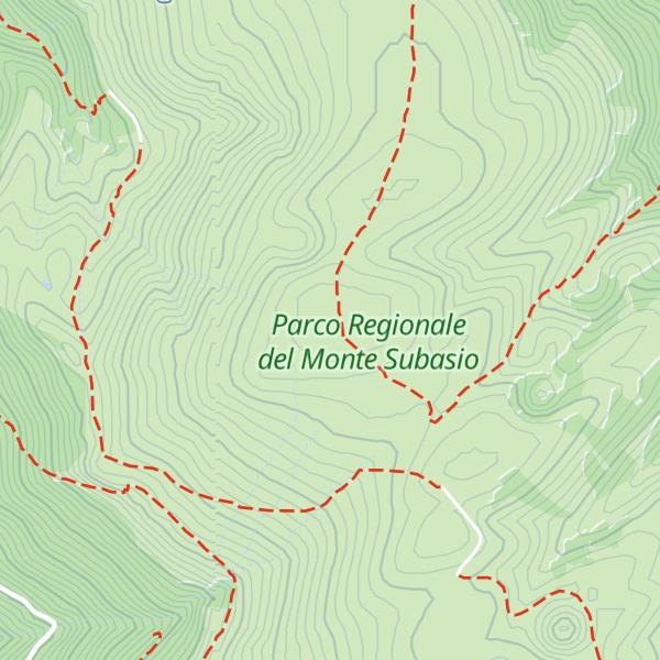 Map of Monte Subasio