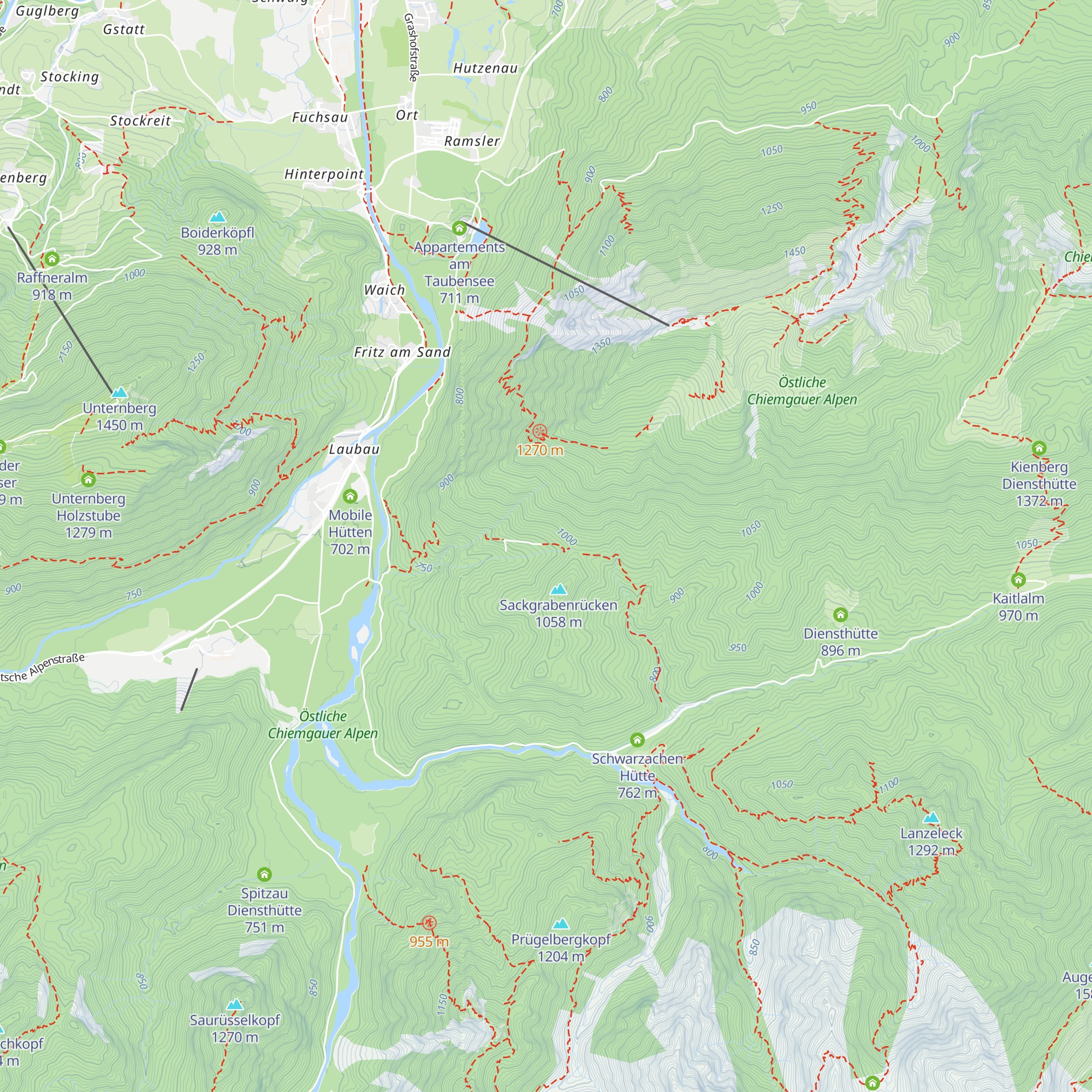 Sackgrabenalm map