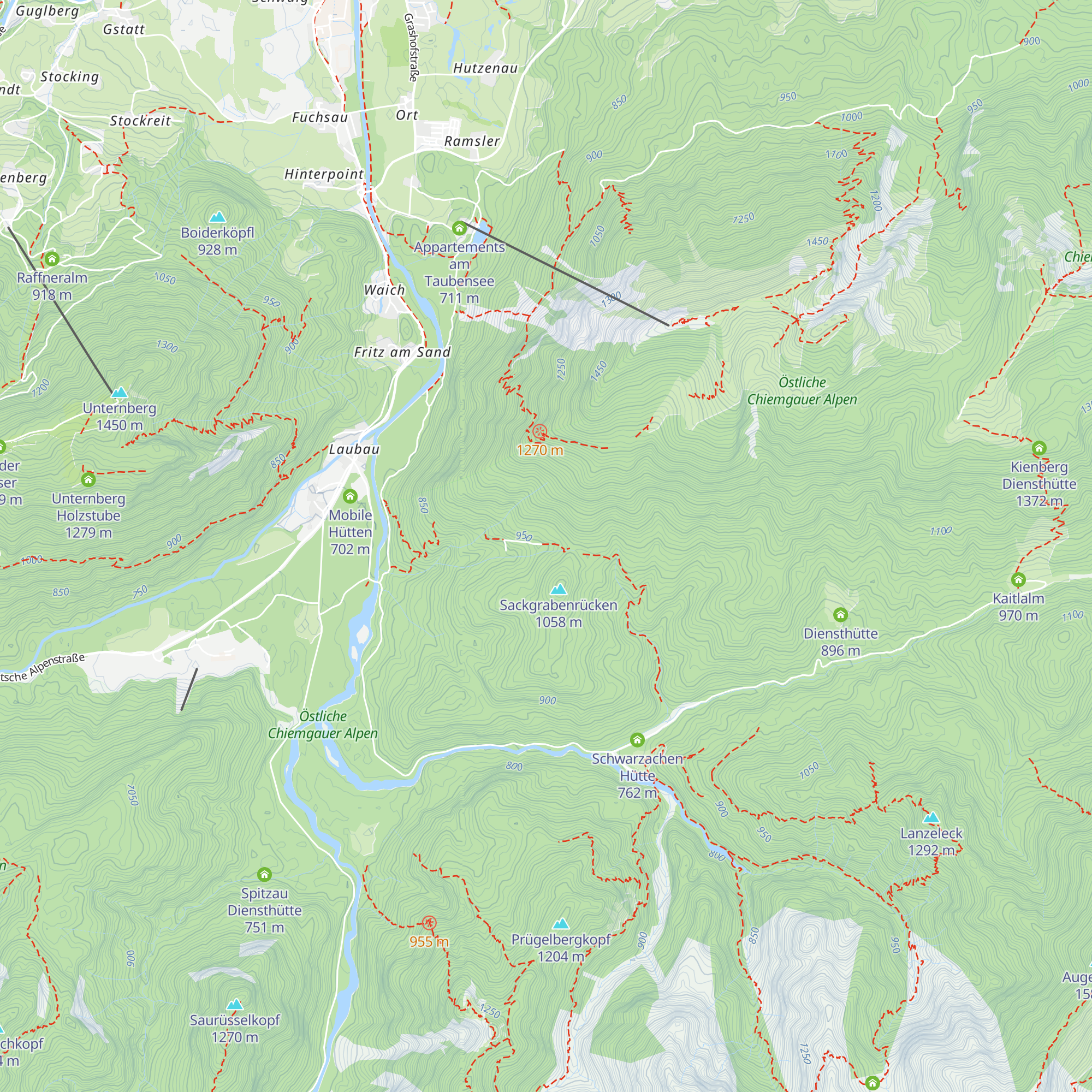 Sackgrabenalm map