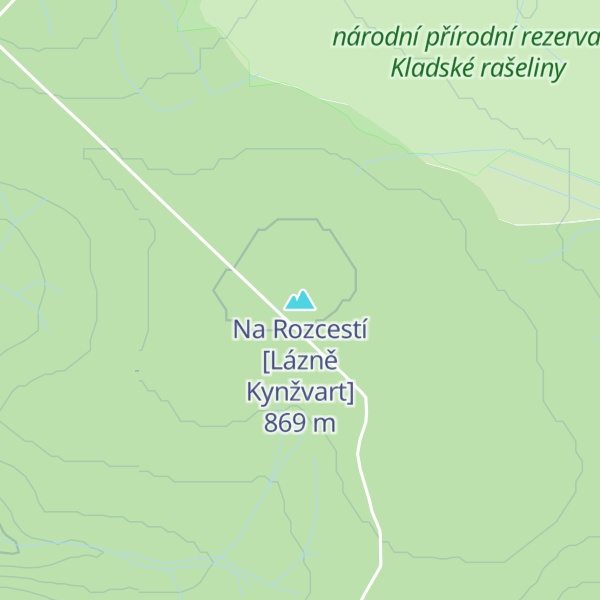 Map of Na Rozcestí [Lázně Kynžvart]