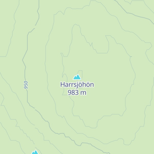 Map of Harrsjöhön