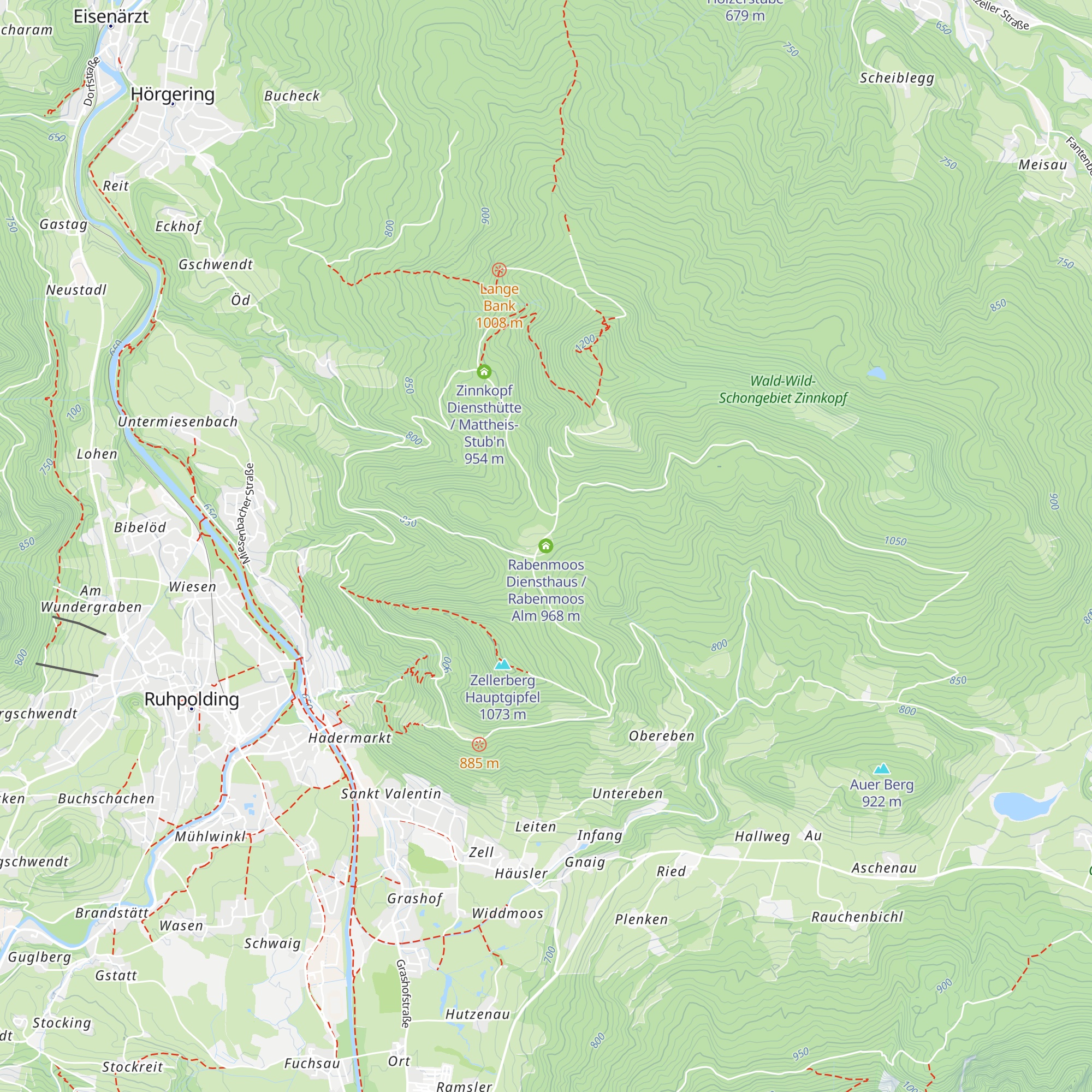 Rabenmoos Diensthaus / Rabenmoos Alm map