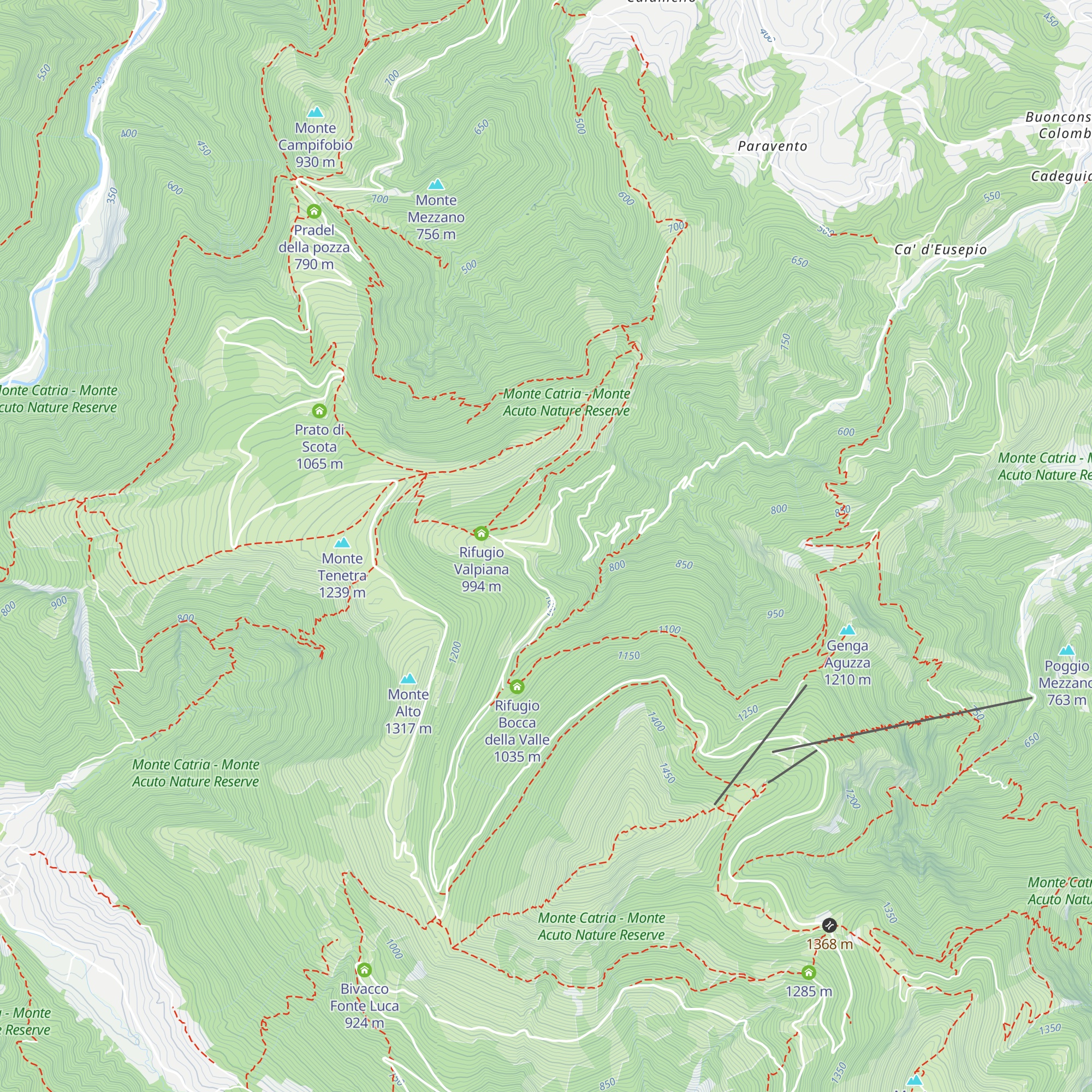 Casetta del Galante map