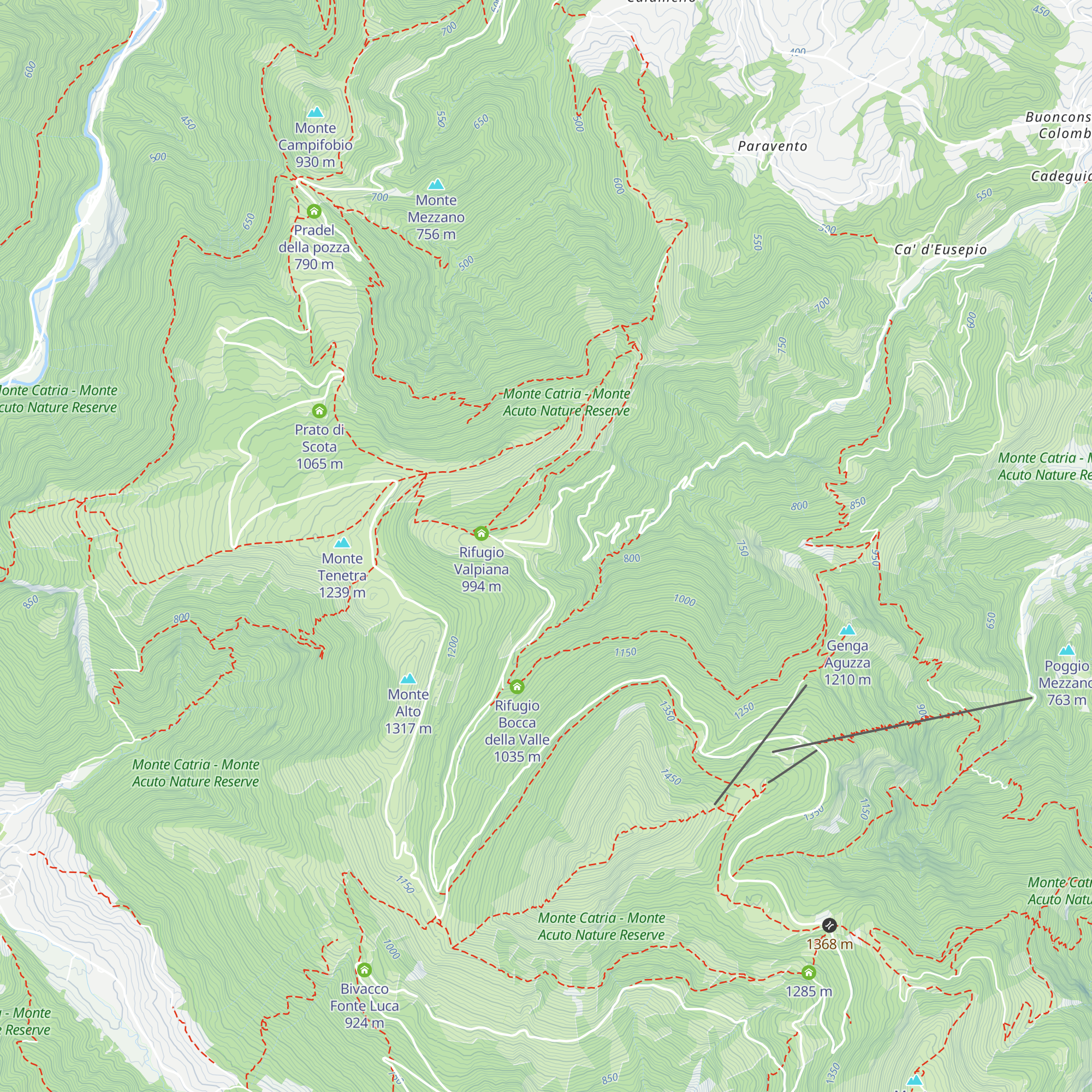 Casetta del Galante map