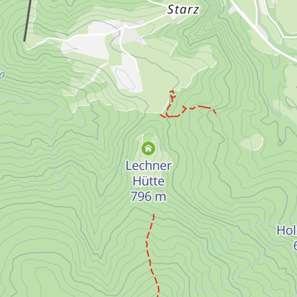 Map of Lechner Hütte