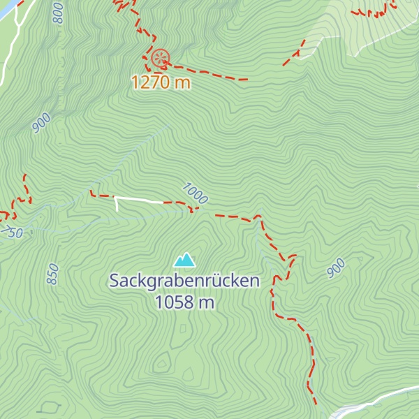 Map of Sackgrabenstube