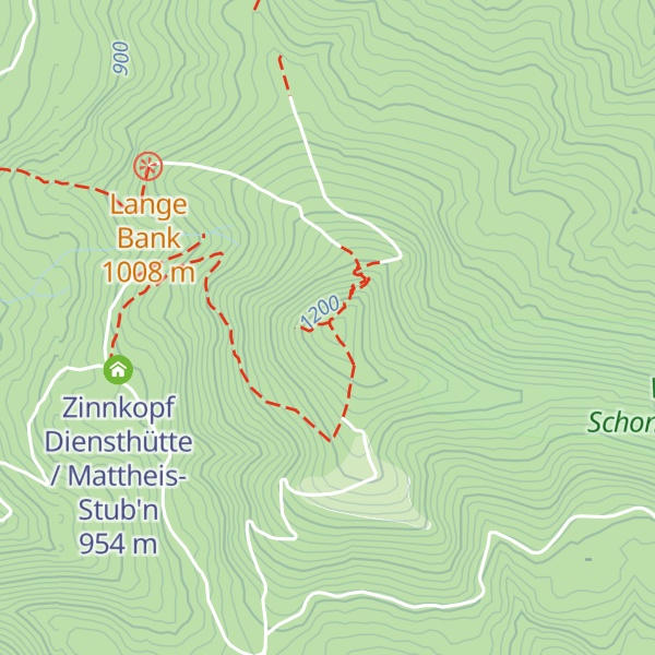 Map of Zinnkopf