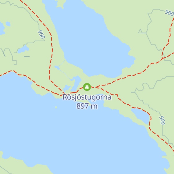 Map of Rösjöstugorna